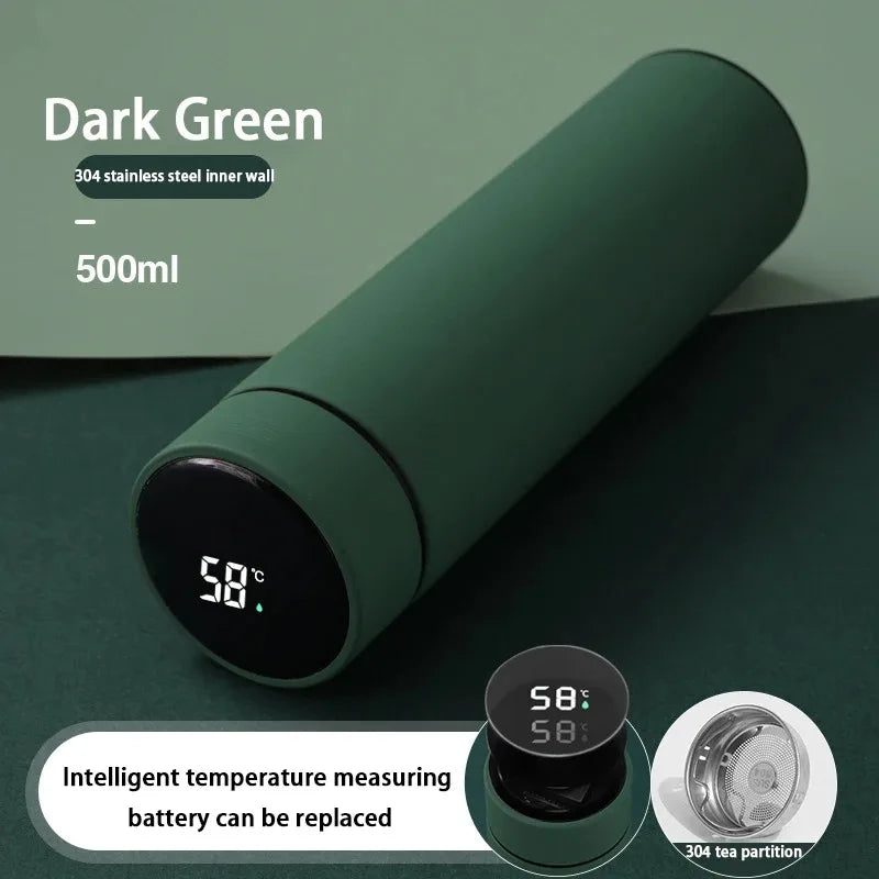 THERMOVA Touch Smart Bottle 500ml — HD LCD Temperature Screen