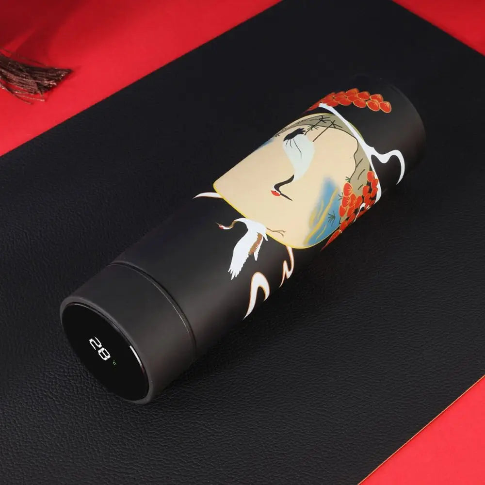 THERMOVA Classic Thermos 500ml — Leak-Proof Temp Display