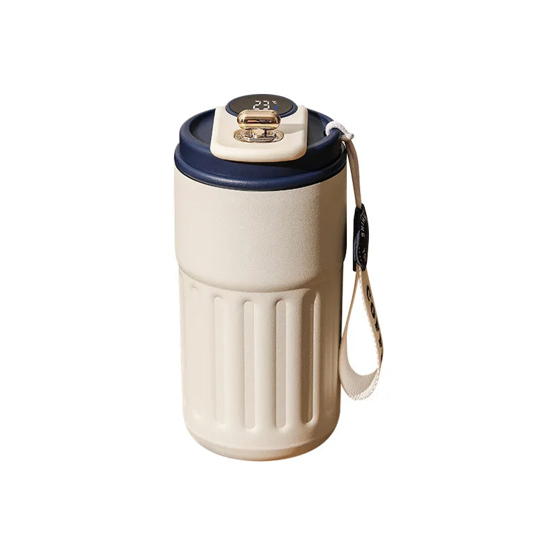 THERMOVA Office Smart Mug 450ml — 316 Steel + Temp Display