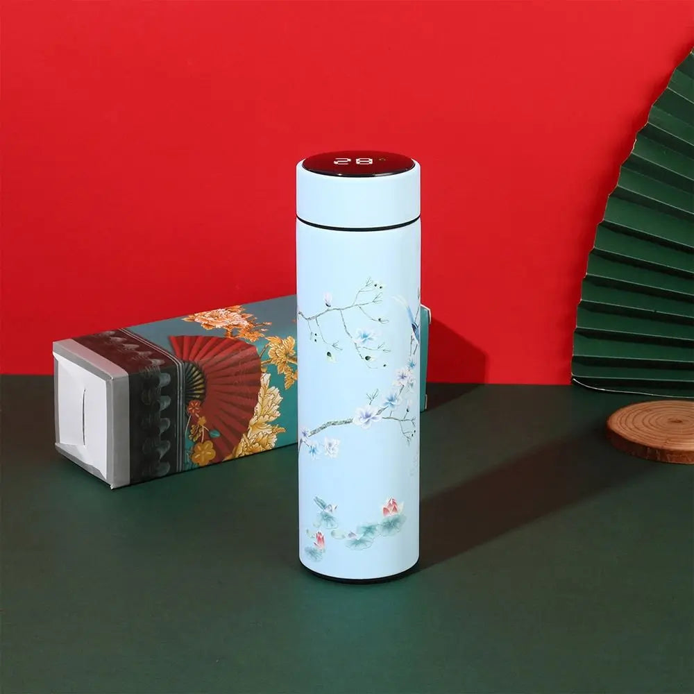 THERMOVA Classic Thermos 500ml — Leak-Proof Temp Display