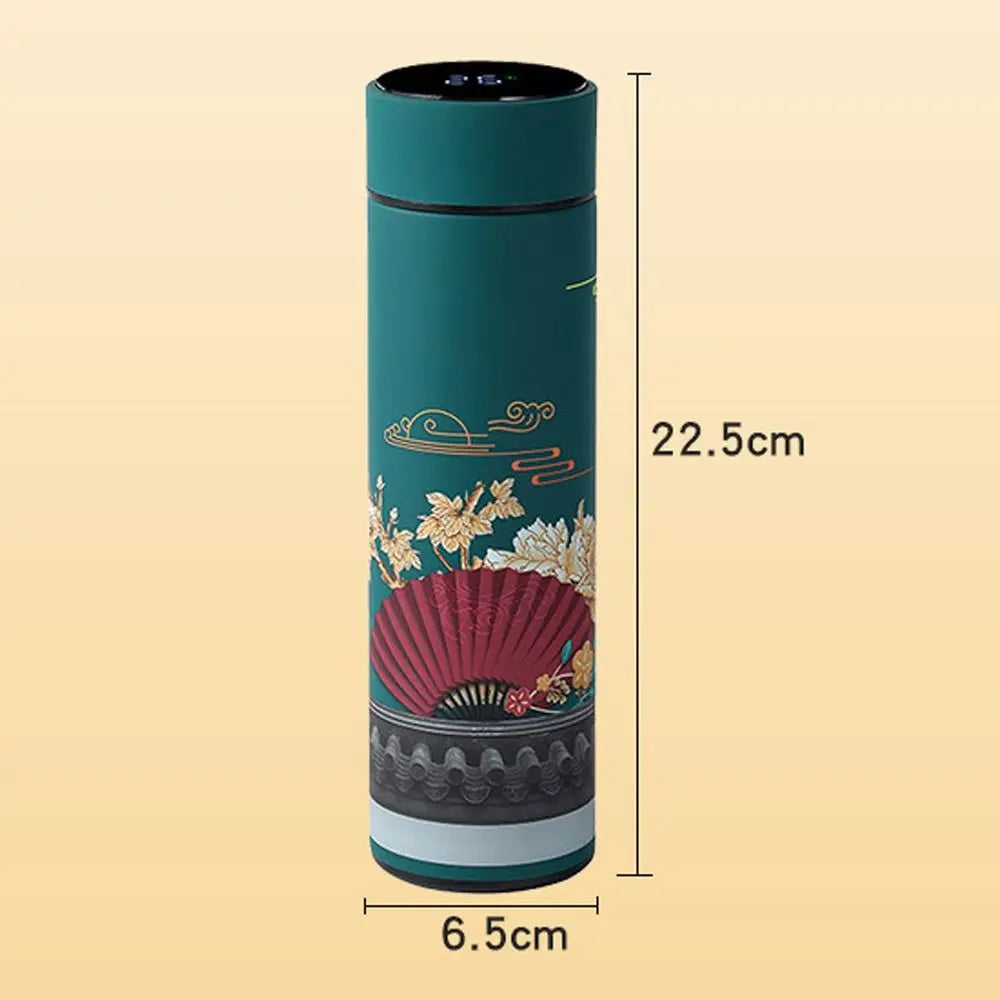 THERMOVA Classic Thermos 500ml — Leak-Proof Temp Display