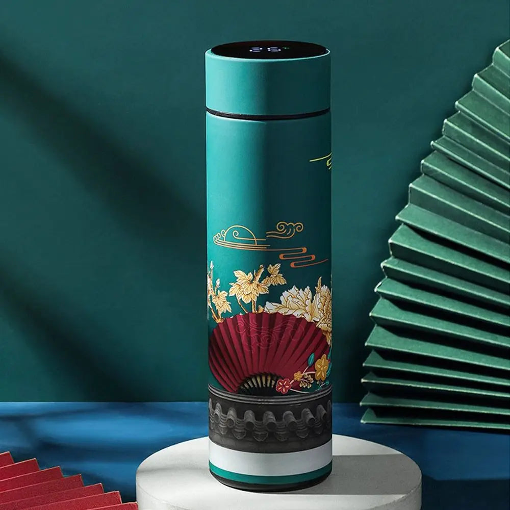 THERMOVA Classic Thermos 500ml — Leak-Proof Temp Display
