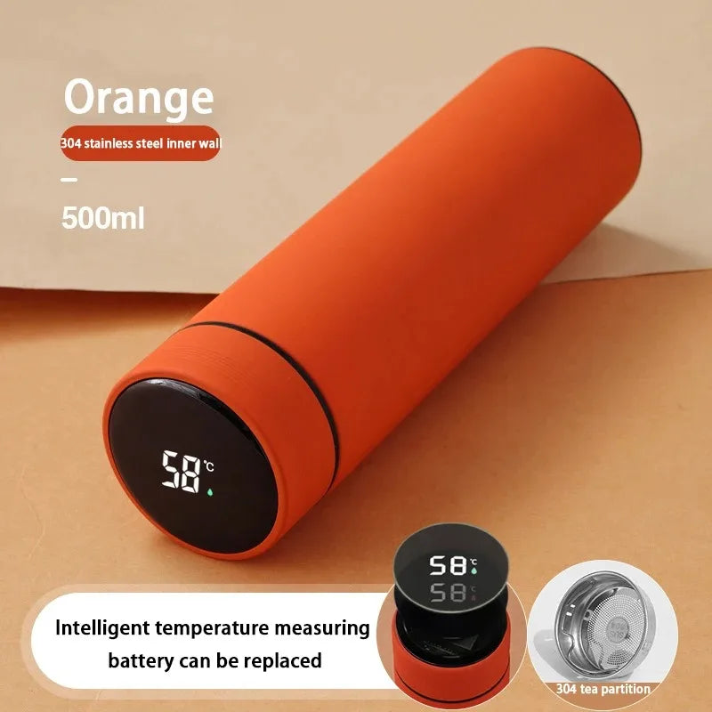 THERMOVA Touch Smart Bottle 500ml — HD LCD Temperature Screen