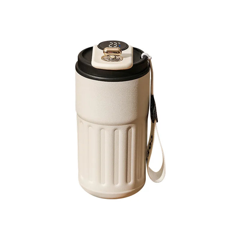 THERMOVA Office Smart Mug 450ml — 316 Steel + Temp Display