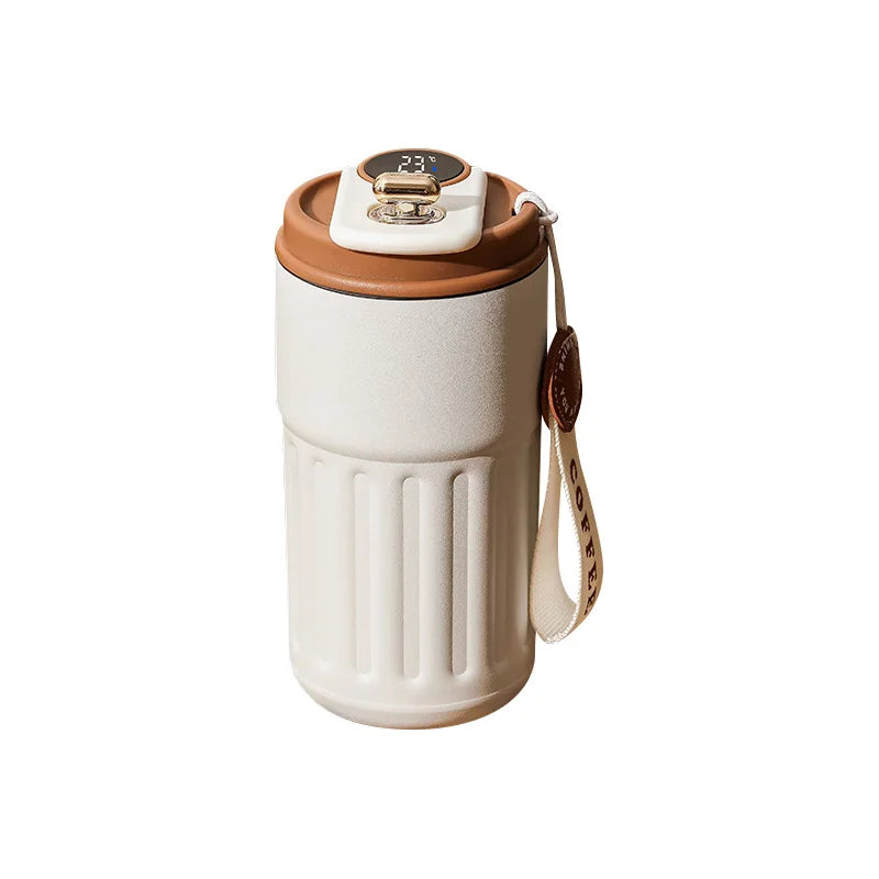 THERMOVA Office Smart Mug 450ml — 316 Steel + Temp Display